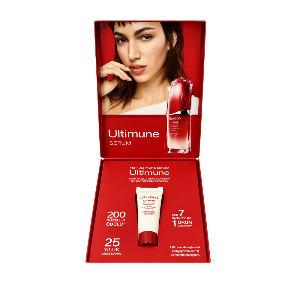 Shiseido cilt bakım ürünü alışverişlerinize özel Serum HEDİYE!