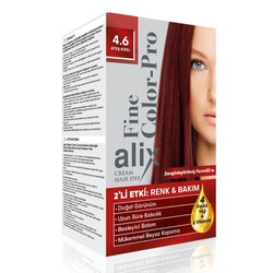 Alix Kit - Alix Kit Saç Boyası 4.6 Ateş Kızılı