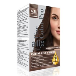 Alix Kit - Alix Kit Saç Boyası 5.8 Büyüleyici Kahve