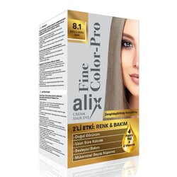 Alix Kit - Alix Kit Saç Boyası 8.1 Küllü Koyu Sarı