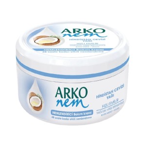 Arko Nem Hindistan Cevizi Yağı Nemlendirici Bakım Kremi 300 Ml - Arko