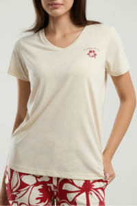 Arnetta 3263-S Bayan Pijama Takımı Kırmızı - 3