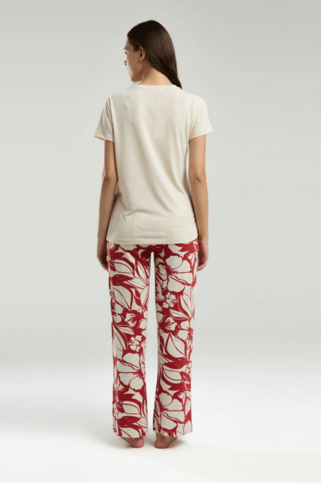 Arnetta 3263-S Bayan Pijama Takımı Kırmızı - 5