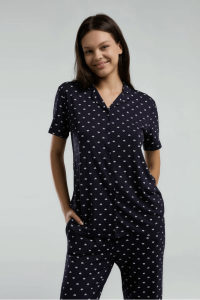 Arnetta AR3226 Bayan Pijama Takımı Lacivert - Arnetta