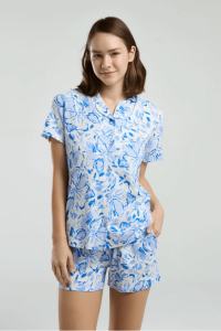 Arnetta AR3245-S Bayan Pijama Takımı Beyaz - Arnetta