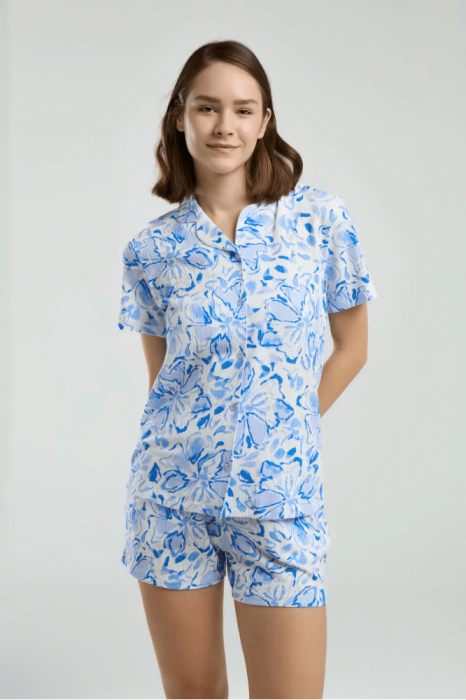Arnetta AR3245-S Bayan Pijama Takımı Beyaz - 3
