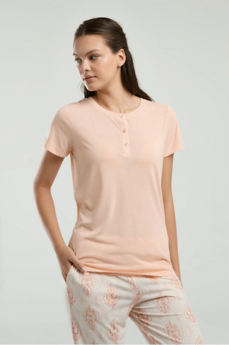 Arnetta AR3258-S Bayan Pijama Takımı Somon - 3
