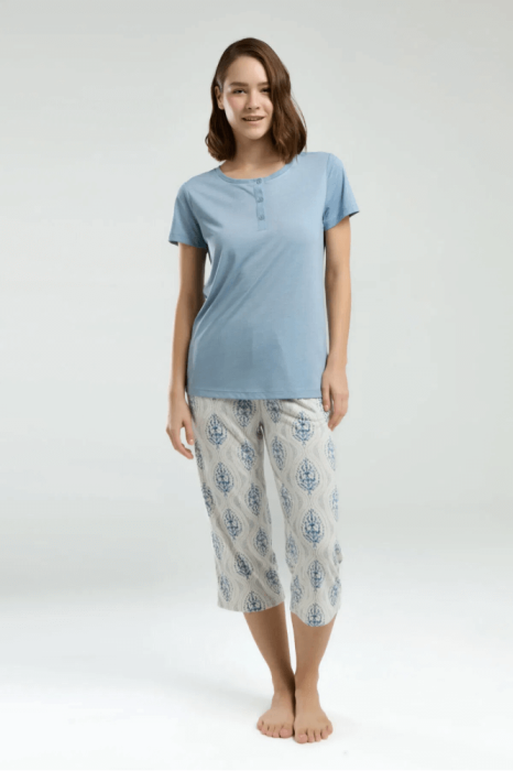 Arnetta AR3258-X Bayan Büyük Beden Pijama Takımı Duman - 3