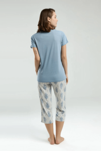 Arnetta AR3258-X Bayan Büyük Beden Pijama Takımı Duman - 5