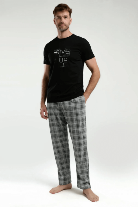 Arnetta Ar3350-S Erkek Pijama Takımı Siyah - 3