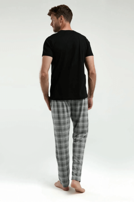 Arnetta Ar3350-S Erkek Pijama Takımı Siyah - 4