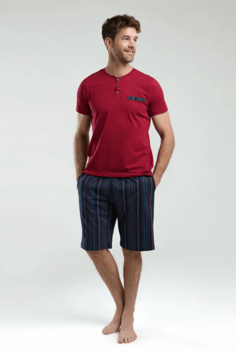Arnetta Ar3354-S Erkek Pijama Takımı Bordo - 2