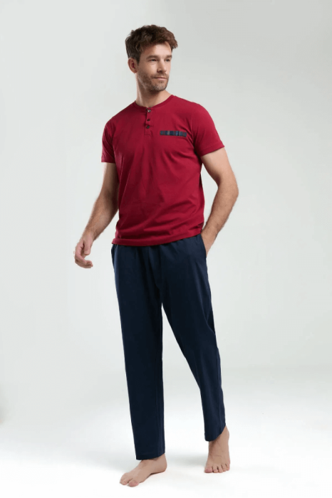 Arnetta Ar3354-S Erkek Pijama Takımı Bordo - 5