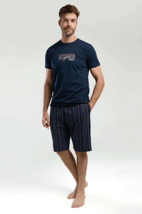 Arnetta Ar3356-S Erkek Pijama Takımı Lacivert - 2