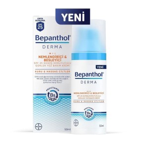 Bepanthol Derma Nemlendirici Besleyici Yüz Bakım Kremi 50 Ml 