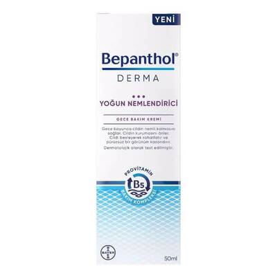 Bepanthol Derma Yoğun Nemlendirici Gece Bakım Kremi 50 Ml - 1