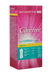 Carefree - Carefree Cotton Hijyenik Ped Fresh 20'li