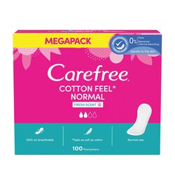 Carefree Normal Cotton Parfümlü 100'lü - Carefree