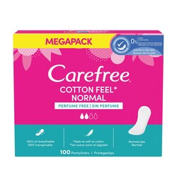 Carefree Normal Cotton Parfümsüz 100'lü - Carefree