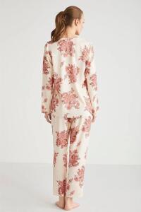 Catherine's 2604 Kadın Pijama Takımı Gülkurusu - 5