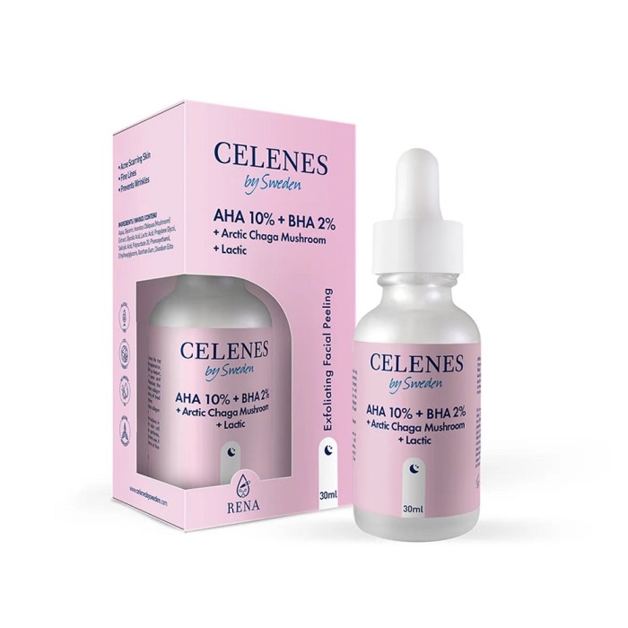 Celenes AHA+BHA+Lactic+Chaga Mushroom Serum 30 Ml - 2