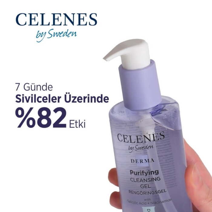 Celenes Derma Sivilce Karşıtı Yüz Yıkama Jeli 250 Ml - 2