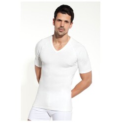 Çift Kaplan 1003 Thermal V Yaka Fanila Beyaz - Çift Kaplan