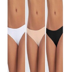 Çift Kaplan 621 İzsiz Slip 5'li Renkli - Çift Kaplan
