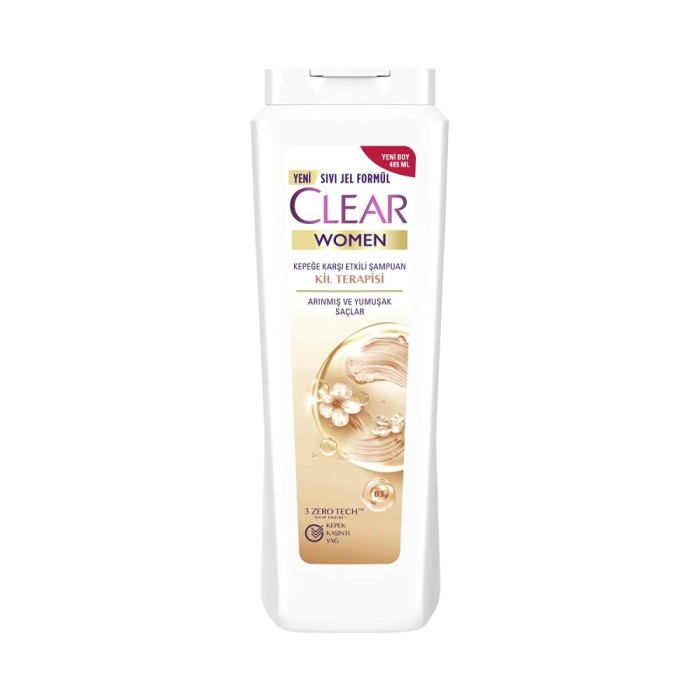 Clear Arınmış & Yumuşak Saçlar İçin Kil Terapisi Kadın Şampuan 350 Ml - 1