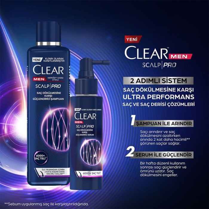 Clear Men Scalp Pro Saç Dökülme Karşıtı Güçlendirici Serum 70 Ml - 4