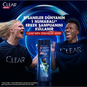 Clear Men Ultra Hydro Boost Vini Jr. Şampuan 350 Ml - 2