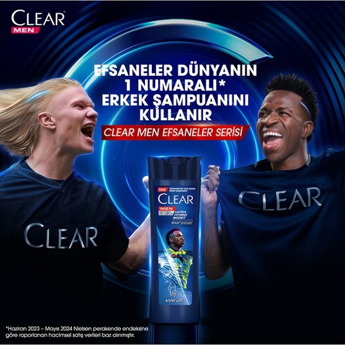 Clear Men Ultra Hydro Boost Vini Jr. Şampuan 350 Ml - 2
