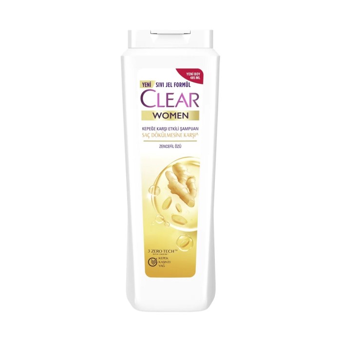 Clear Saç Dökülmesine Karşı Zencefil Özlü Kadın Şampuan 350 Ml - 1