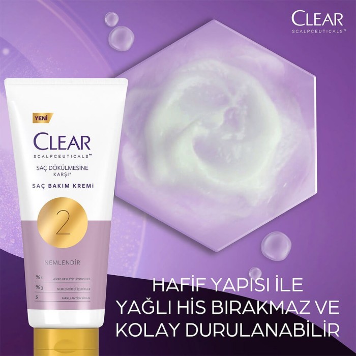 Clear Scalpceuticals Saç Dökülme Karşıtı Bakım Kremi 170 Ml - 4