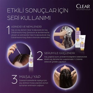Clear Scalpceuticals Saç Dökülme Karşıtı Şampuan 300 Ml - 6