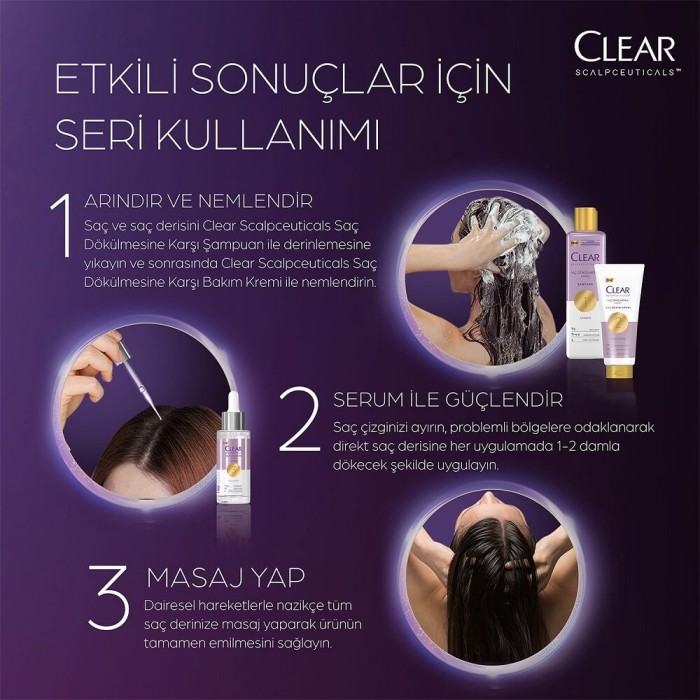 Clear Scalpceuticals Saç Dökülme Karşıtı Şampuan 300 Ml - 6