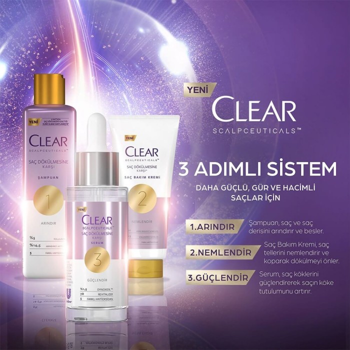 Clear Scalpceuticals Saç Dökülme Karşıtı Şampuan 300 Ml - 7