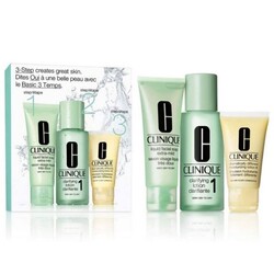 Clinique - Clinique 3 Adımlı Cilt Bakım Seti Cilt Tipi 2 Kuru Karma