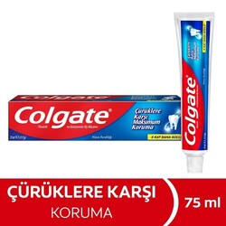 Colgate - Colgate Çürüklere Karşı Maksimum Koruma Diş Macunu 75 Ml
