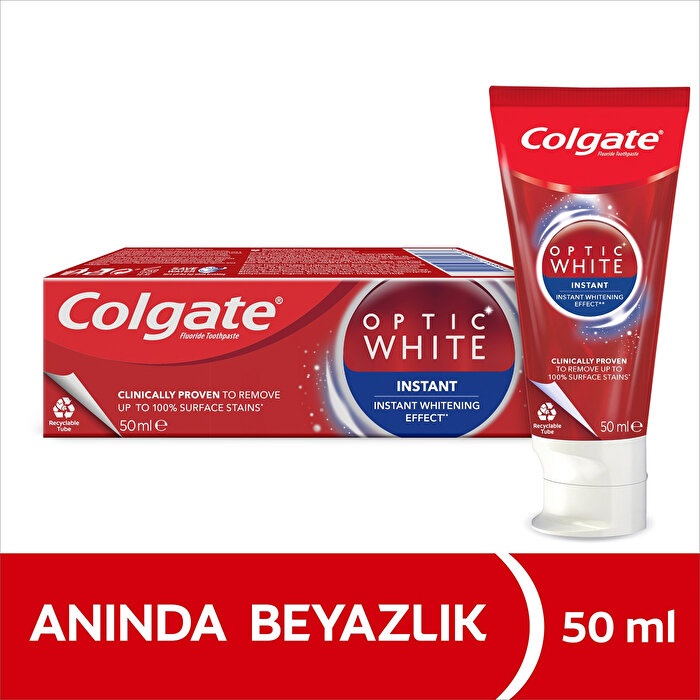 Colgate Diş Macunu Optic White Anında Beyazlık 50 Ml - 2