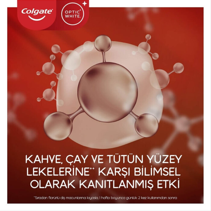 Colgate Optic White Kahve Çay ve Tütün Kullananlar İçin Diş Macunu 75 Ml - 2