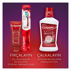 Colgate Optic White Oxygen Beyazlatıcı Aktif Oksijen Teknolojisi Diş Macunu 50 Ml - 8