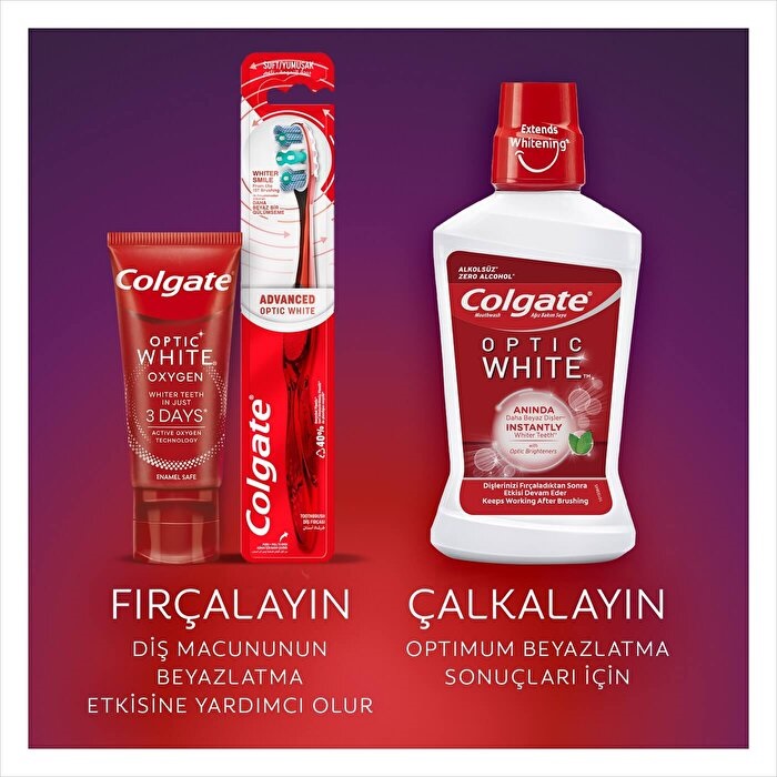 Colgate Optic White Oxygen Beyazlatıcı Aktif Oksijen Teknolojisi Diş Macunu 50 Ml - 8