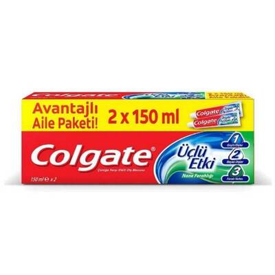 Colgate Üçlü Etki Diş Macunu 150 Ml + 150 Ml 2'li Set - 1