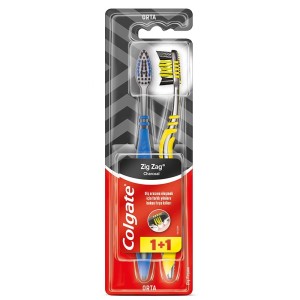 Colgate Zigzag Charcoal Diş Fırçası 1+1 - Colgate