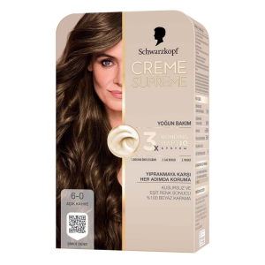 Creme Supreme Full Kit 6-0 Açık Kahve - Creme Supreme