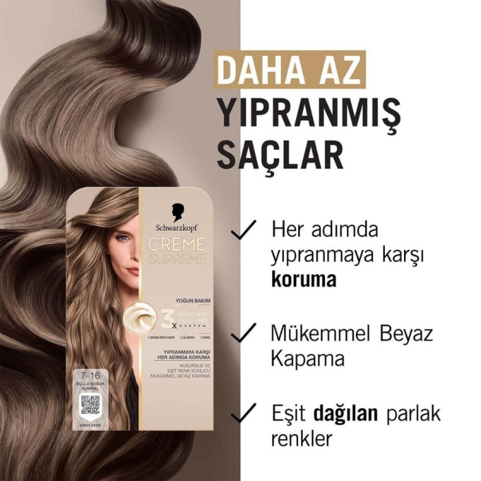 Creme Supreme Full Kit 7-16 Küllü Soğuk Kumral - 2