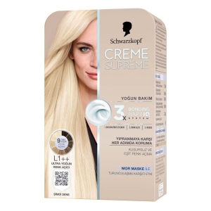 Creme Supreme Full Kit L1++ Ultra Yoğun Renk Açıcı - Creme Supreme