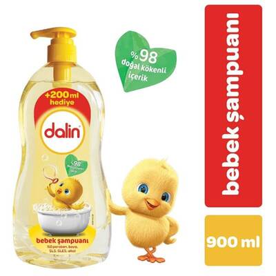 Dalin Bebek Şampuanı 900 Ml - 1