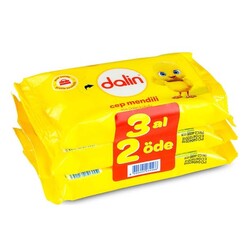 Dalin Klasik Cep Islak Mendili 15x3'lü - Dalin